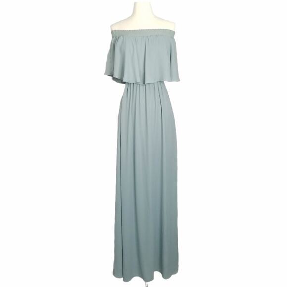 Show Me Your Mumu Hacienda Maxi Dress in Silver Sage size XXSmall NWT - Picture 1 of 8